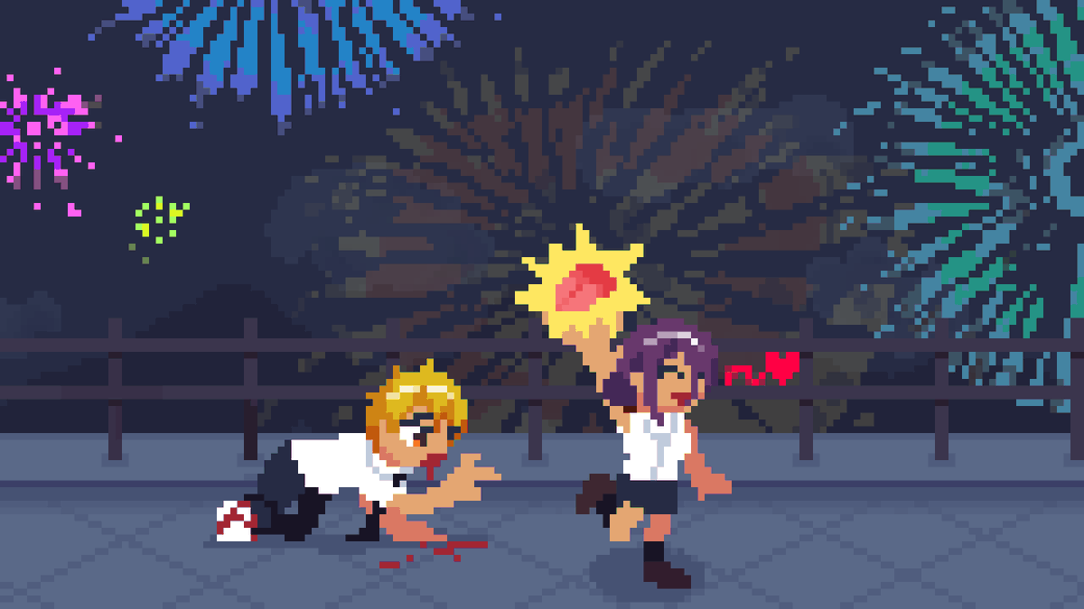 Fadhes1's tweet photo. The DenReze Relationship #ドット絵 https://t.co/UjhRKw05Oe