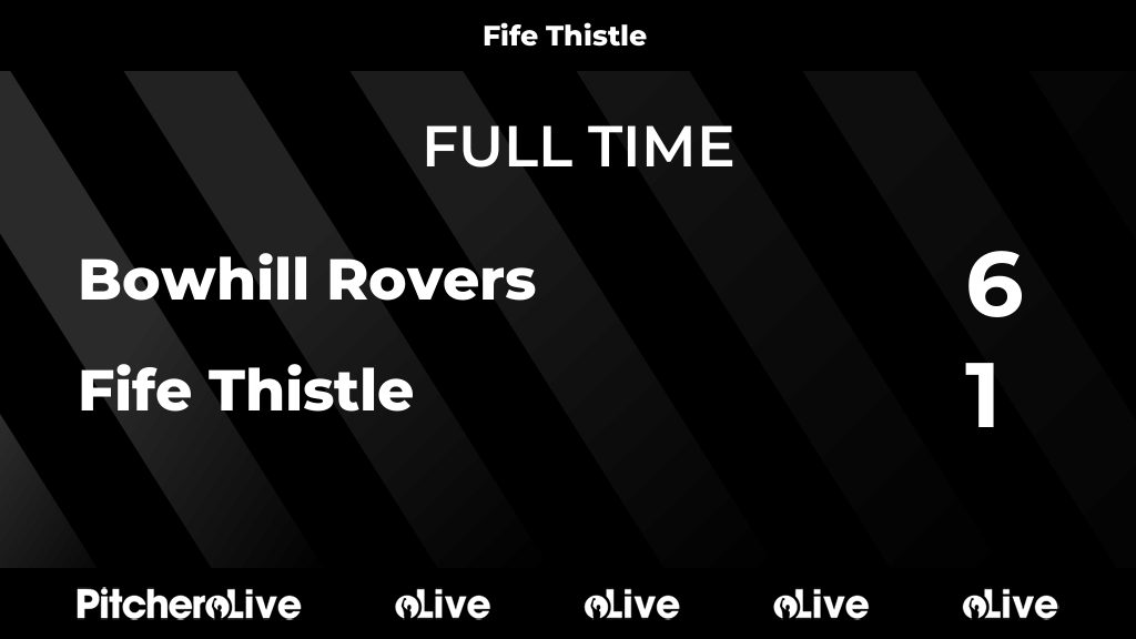 FULL TIME: Bowhill Rovers 6 - 1 Fife Thistle
#BOWFIF #Pitchero
pitchero.com/clubs/fifethis…