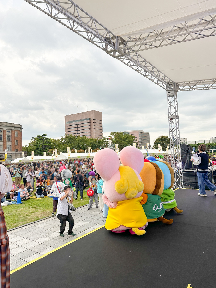 ご当地キャラカーニバルinぐんま あっという間だったね〜！ あおま・み