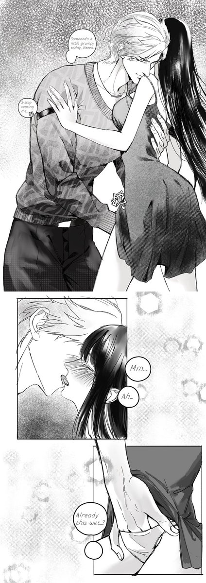 MacchiShiro's tweet photo. kitten likes the sleeve garter❤️

#シン主 
#Sylus 
#NSFW 
#LoveandDeepspace https://t.co/QaLoyuR5Tg