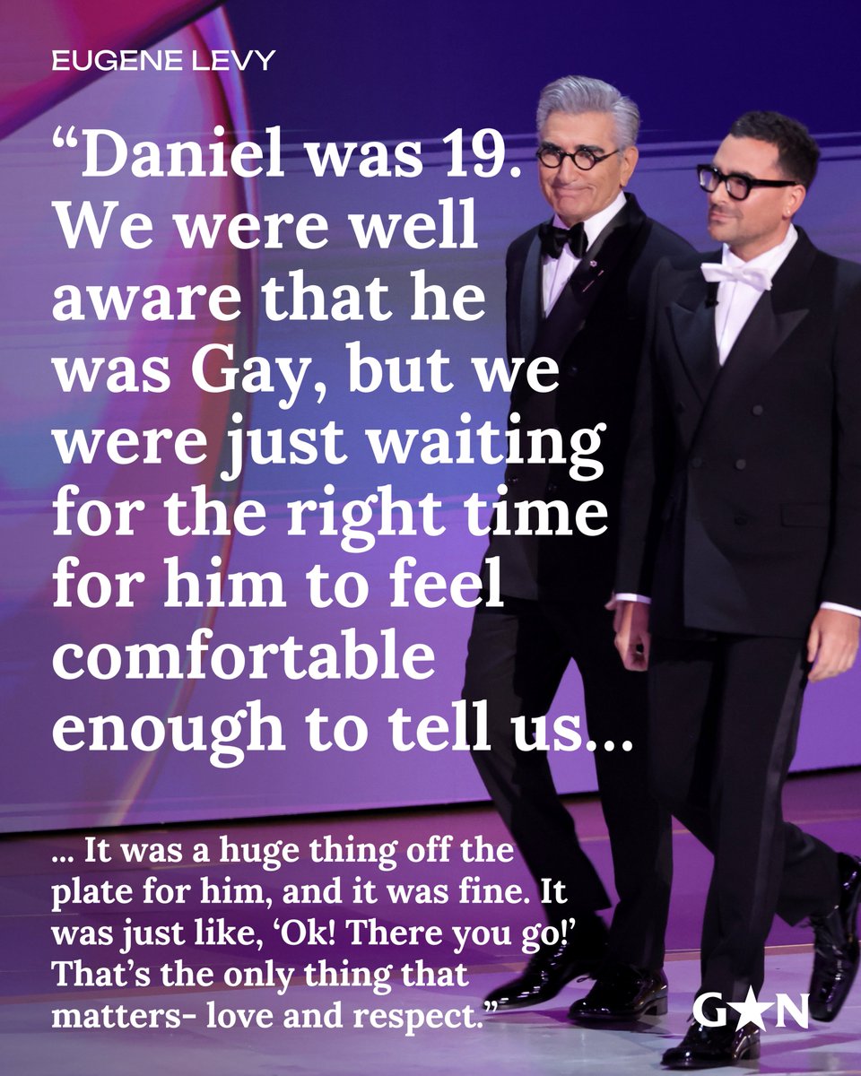 Eugene Levy reflects on the moment Dan shared his sexuality with his parents in his Apple TV+ series The Reluctant Traveler.