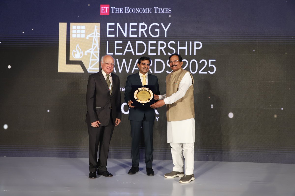 Intelli_Smart's tweet image. We are delighted to share that IntelliSmart Infra has been honoured at the prestigious @EconomicTimes Energy Leadership Awards 2025 in the category of Energy Company Award – Power.
#powersector #Energy #Company