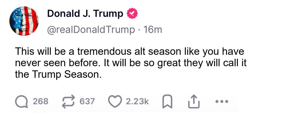 Eze_Wilberforce's tweet photo. I can’t forget this post from President Donald Trump on Truth Social. 

Read it carefully. https://t.co/Gd3O9AWCND