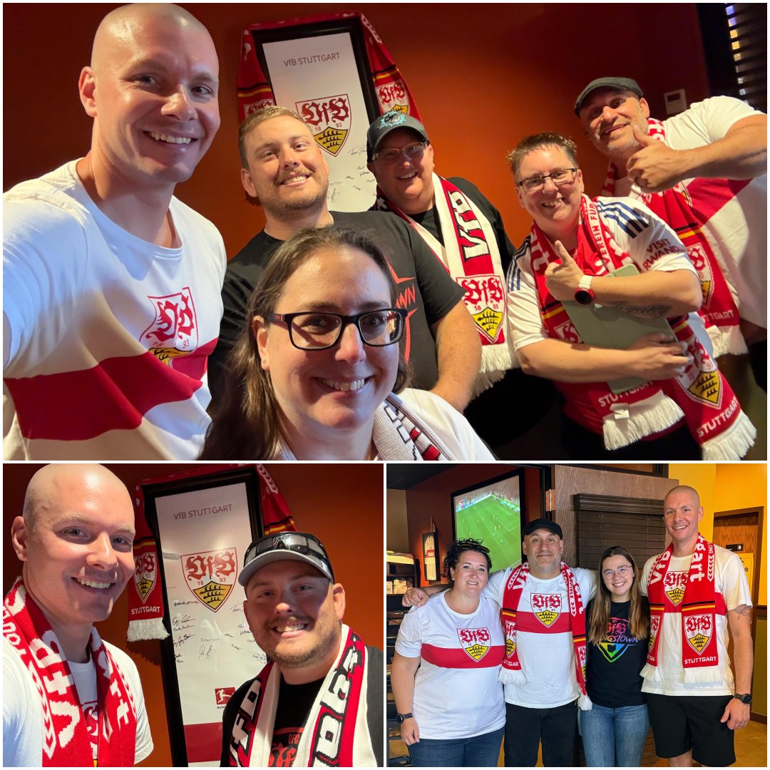 VfB_int's tweet image. VfB&apos;s 2-1 win was also celebrated in the USA at the watch party held by the VfB Youngstown fan club. 🇺🇸

Thanks for your support 🤍❤️

#VfB | #KOEVfB 1-2