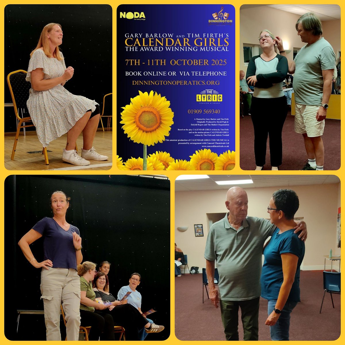 Calendar Girls opens a week tomorrow!
It's an amazing production and the cast talent is off the scale!
Don't miss out!
We're at the Lyric Theatre, Dinnington from 7-11 October 
Call 01909 569340 or book on line at ticketsource.co.uk/dinningtonoper…