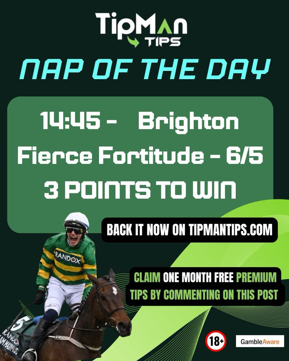 EPLArena's tweet image. TODAYS HORSE BETS COURTESY OF TIPMAN TIPS🐴🐎

Come check out all the rest here - tipmantips.com/ref/OT/