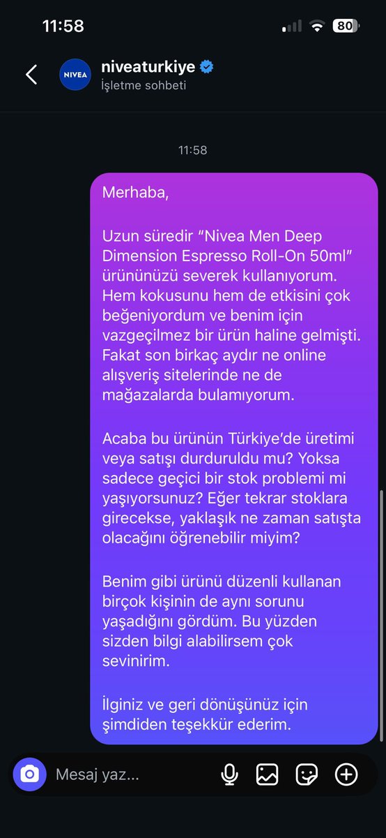 3eyza2's tweet photo. Nivea Men Deep Dimension Espresso yokmuş. Sevgilim artık sabah kahvesi gibi kokmuyor… Lütfen geri getirin ☕️💔 @NIVEATurkiye #DeepDimensionEspresso https://t.co/rqDuF5cSqb