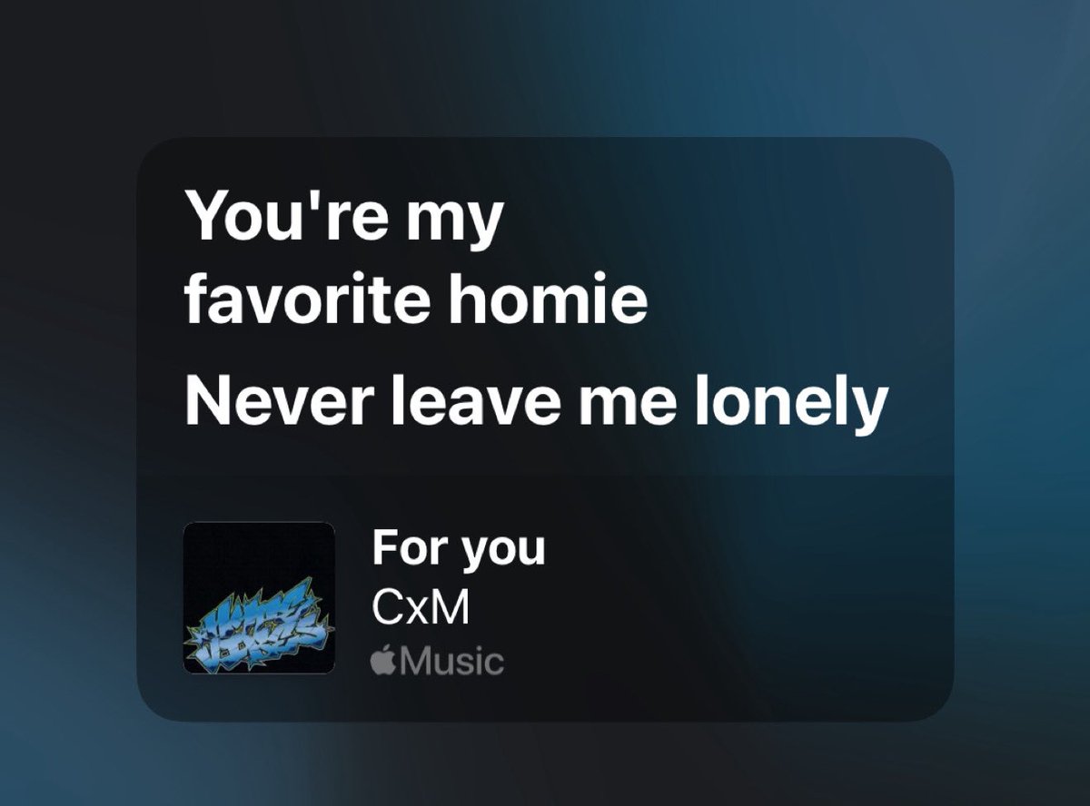 sishiyoon's tweet photo. is “you’re my favorite homie, never leave me lonely” equivalent to “thank you for the love that doesn’t make me feel lonely”??????????????????????? HELP ME⁉️ https://t.co/Pqb6UNSvL8