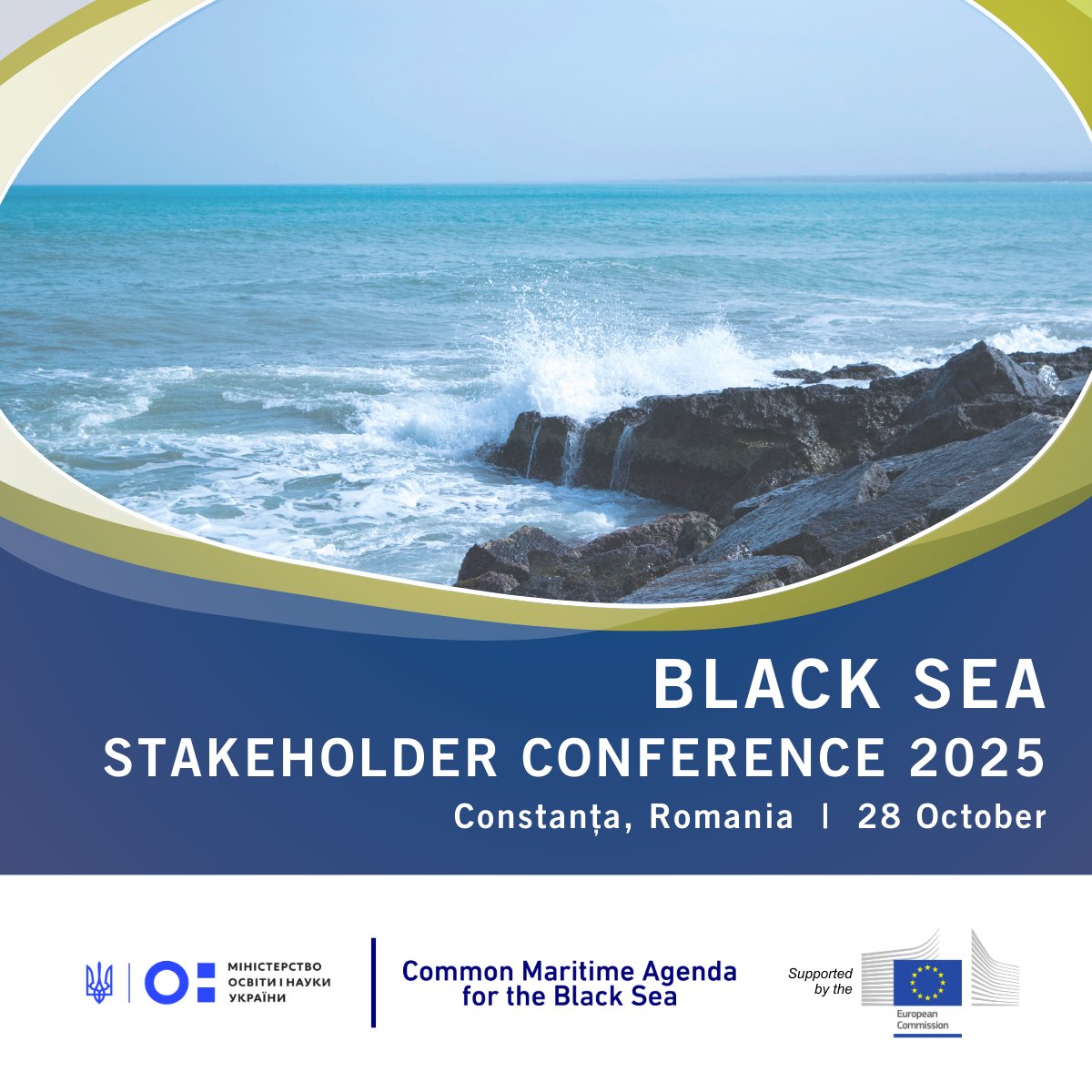 Ready to discuss and foster the development of a sustainable blue economy in the Black Sea?

Join the Black Sea Stakeholder Conference 2025
🗓️28 October
📍Constanța, Romania

🏆And look for the Black Sea Project Awards winners!

More⤵️
link.europa.eu/xv4BwY

#EU #EMFAF