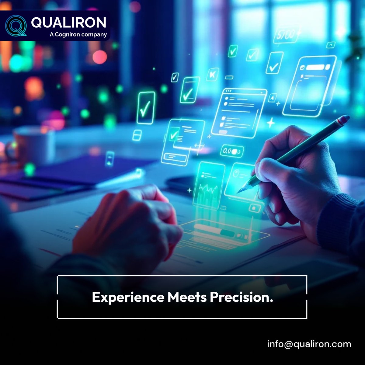 qualiron's tweet image. Qualiron’s UI/UX Testing ensures applications are intuitive, responsive and consistent across platforms.

From layouts to interactive flows, we help enterprises deliver seamless experiences that delight users and build lasting loyalty.

#UIUXTesting #UserExperience #Qualiron