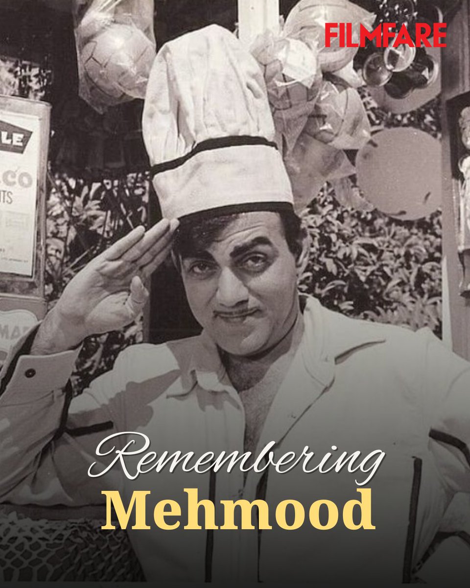 filmfare's tweet photo. The king of comedy of Indian cinema! ❤️

Remembering the legendary actor, comedian and filmmaker #Mehmood on his birth anniversary today - one who brought so much joy and laughter on screen in films like #Padosan, #BombayToGoa, #DoPhool, amongst many.

#Celebs https://t.co/51Xjk9b8KT