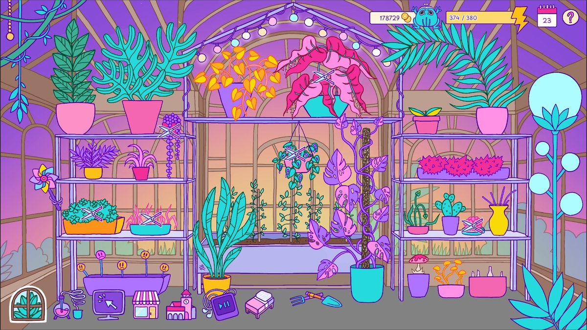 Lya_Mgtt's tweet image. You want to become an alchemist and take care of magical plants?? Magical Greenhouse is made for you ✨🌸🌿 Thank you @MabouyaStudio for the screenshot 💕
#indiegames #indiegamedevs #cozygames #wishlistwednesday