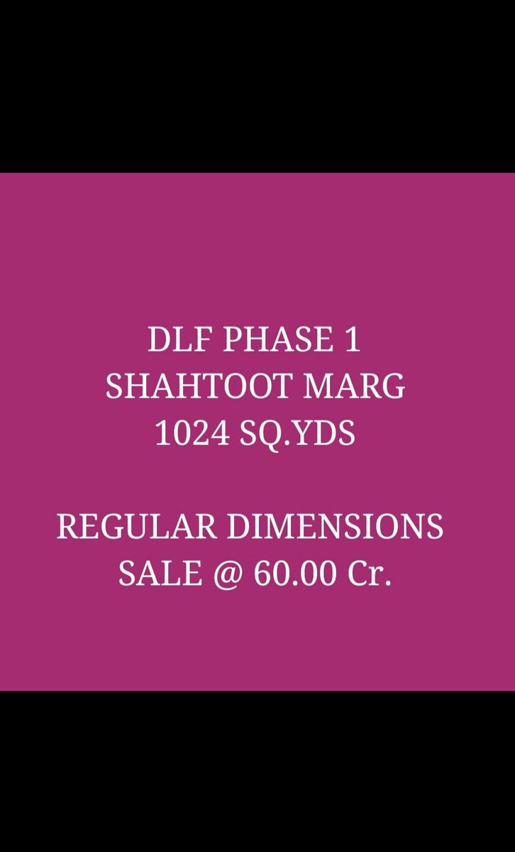 neerajHoteldeal's tweet image. DLF PHASE 1
SHAHTOOT MARG
1024 SQ.YDS
REGULAR DIMENSIONS
SALE@ 60.00 Cr.

#Dlf #Dlfphase1 #Delhi