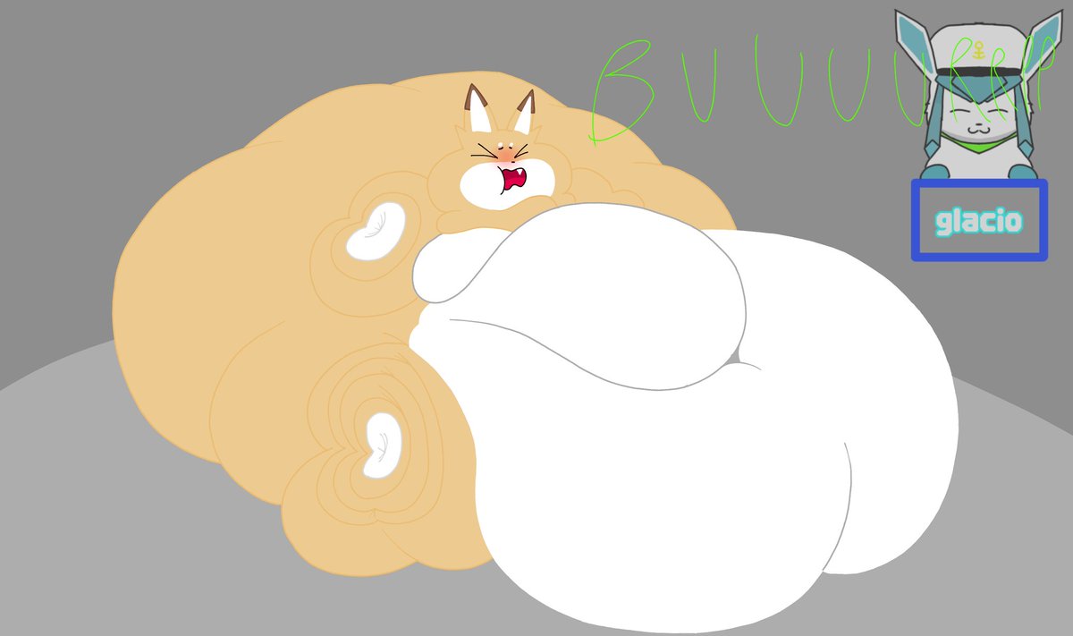 After drinking explosive soda  
#art #digitalart #oc #ocs #sona #ocart #fat #chubby #hyperfat #weightgainfat #weightgain #blob #immobile #immobileblob