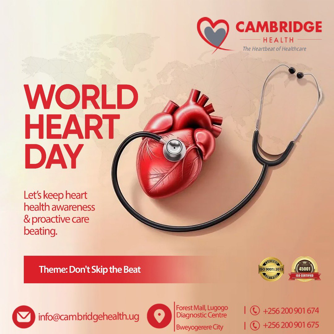 On this World Heart Day, we’re reminded that heart health isn’t just about treatment, it’s about prevention, awareness, and proactive care. 

Your heart beats for you every single day, return the favor by taking care of it.

#WorldHeartDay