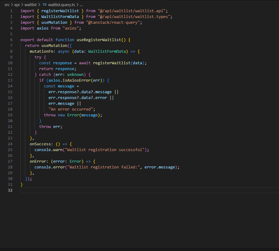 AbiodunOmonijo's tweet image. ⚡ Using Axios + React Query in Next.js = 🔥
✅ Clean code
✅ Smart caching
✅ Fewer requests
✅ Smooth UX
I don’t just build apps, I build them better. 🚀
Reach me to get started on your project.
#NextJS #ReactQuery #Axios #WebDev
