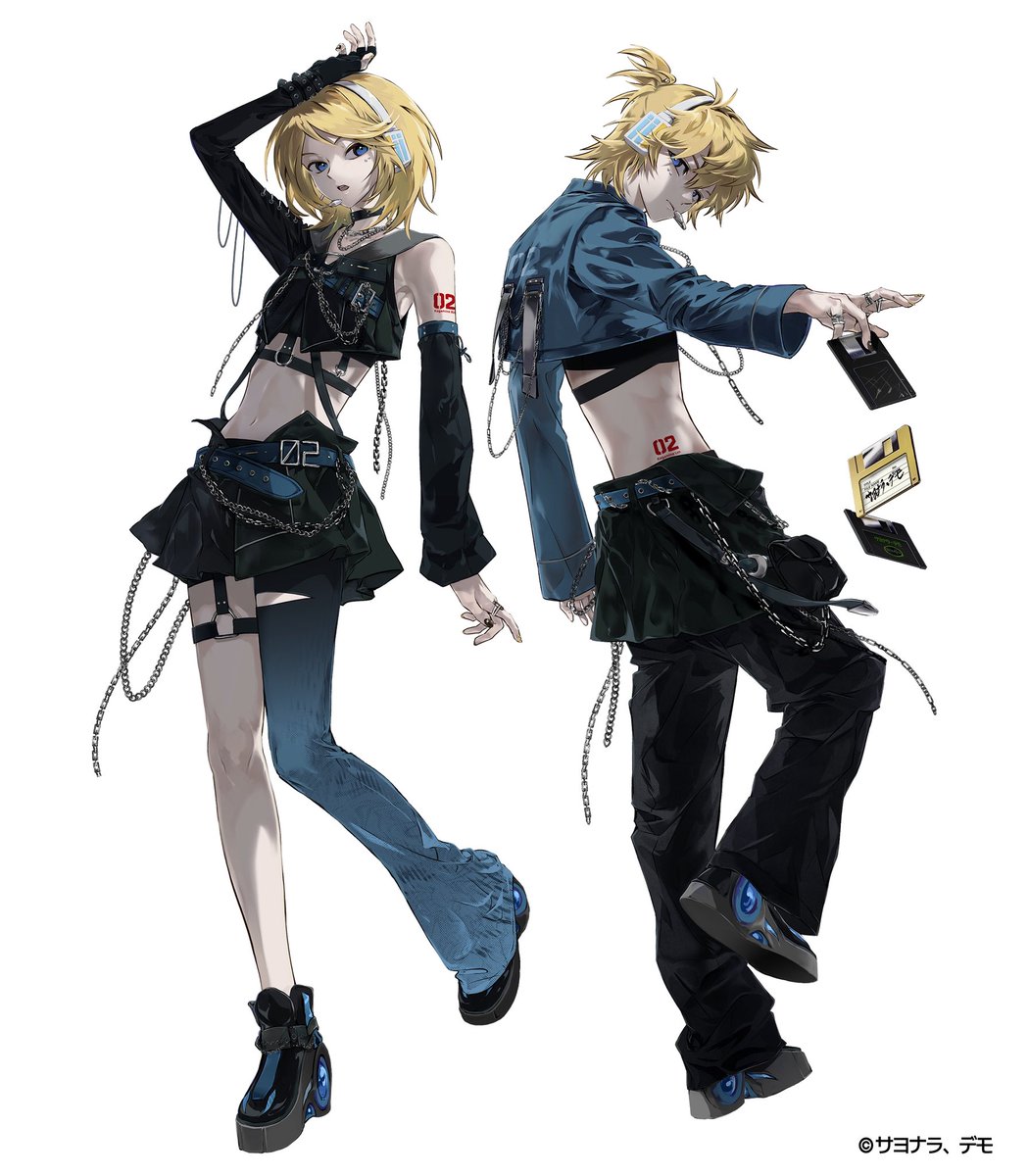 404_Snert's tweet photo. 【Work】

『サヨナラ、デモ』
MVの鏡音リン・レンイラストを担当させて頂きました。
是非よろしくお願い致します🙇 https://t.co/OCAXKVKAsO