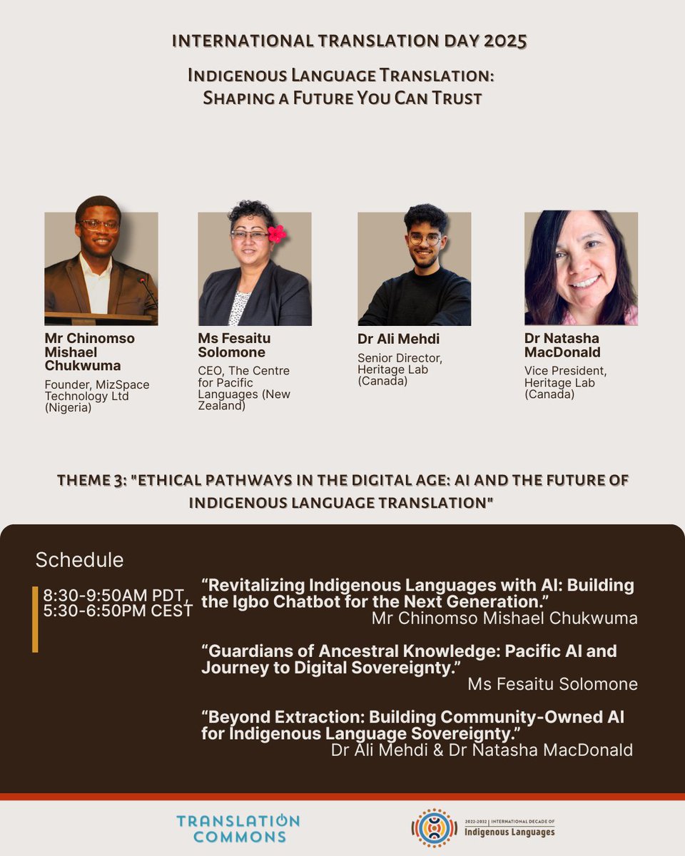 International Decade of Indigenous Languages tweet media