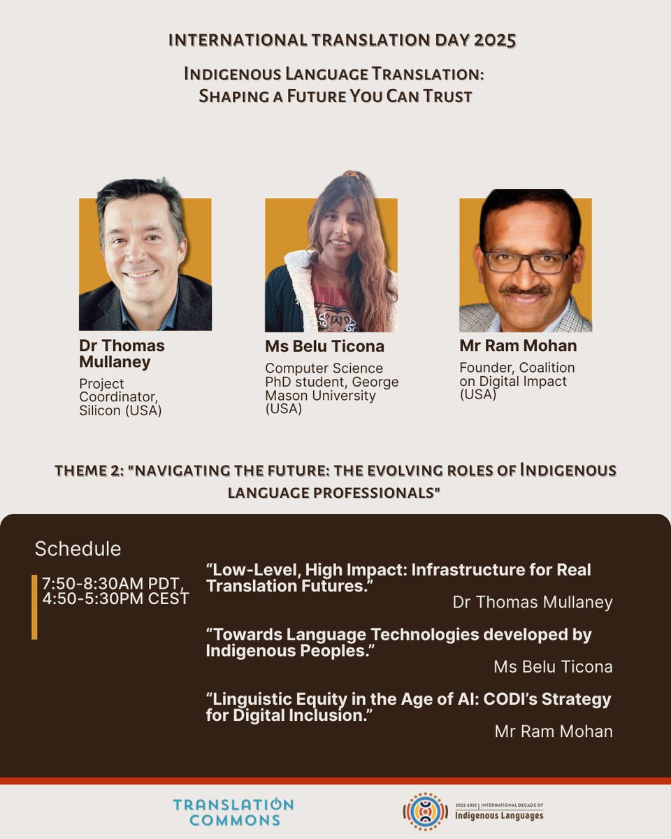 International Decade of Indigenous Languages tweet media