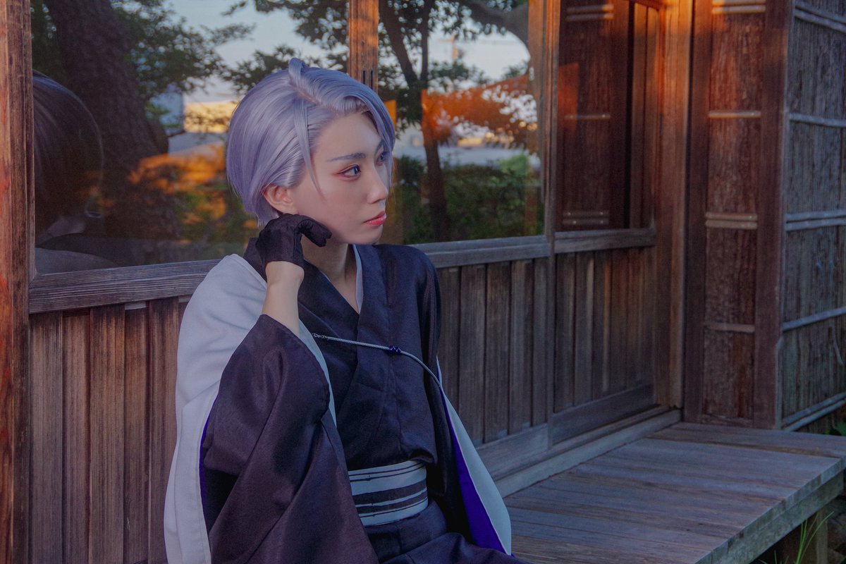 cheeel_hn's tweet photo. cosplay 刀剣乱舞
山姥切長義

.
夕涼み

photo @kknatsu_cos https://t.co/QkpwKytBOx