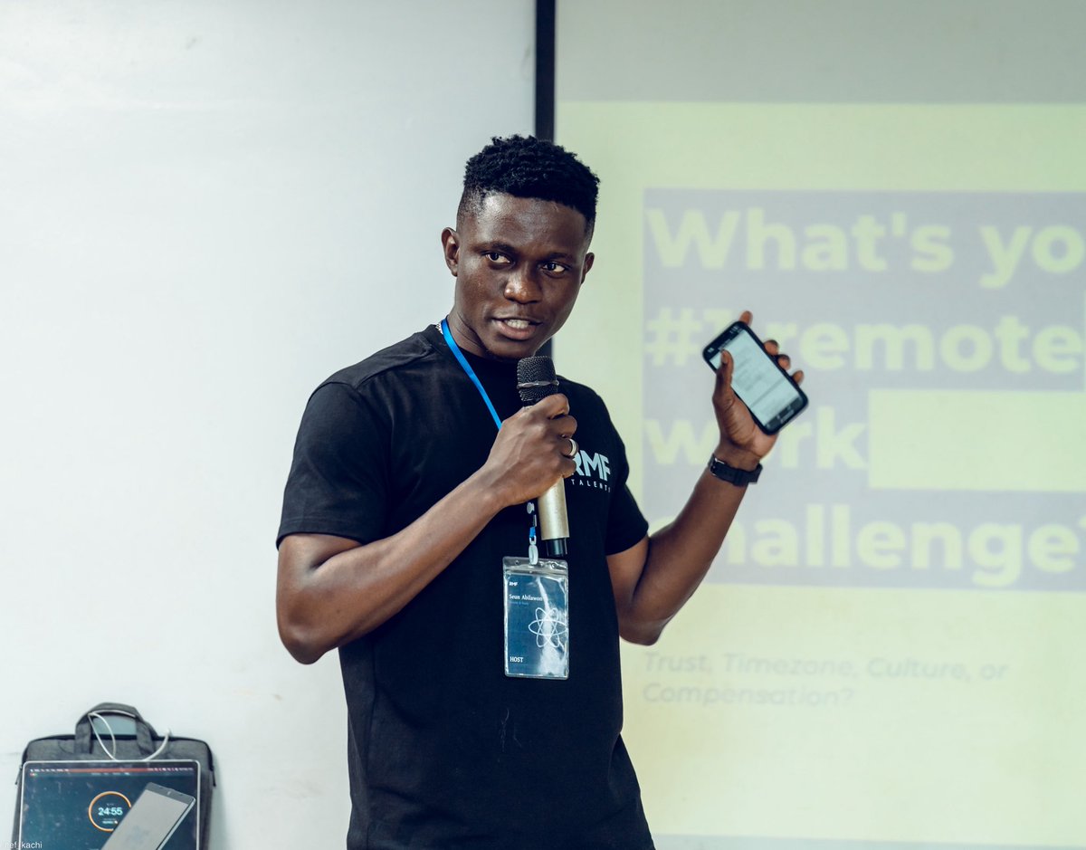 RmfTalents's tweet photo. Kicking off #RemoteAndReady, our host and founder Seun Abilawon shared how to source top African talent, his 3C framework (Clarity, Communication, Culture), and the tools that turn “remote chaos” into “remote readiness.” Results must flow. 🌍💡 #RMFTalents https://t.co/SojS5qLC1b