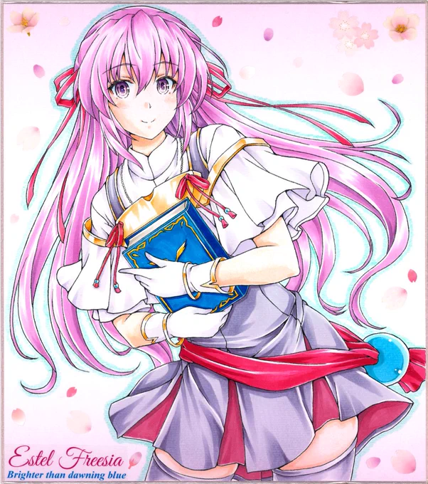 ちなみに、前回からの1枚では エステルさんを描かせていただきましたー