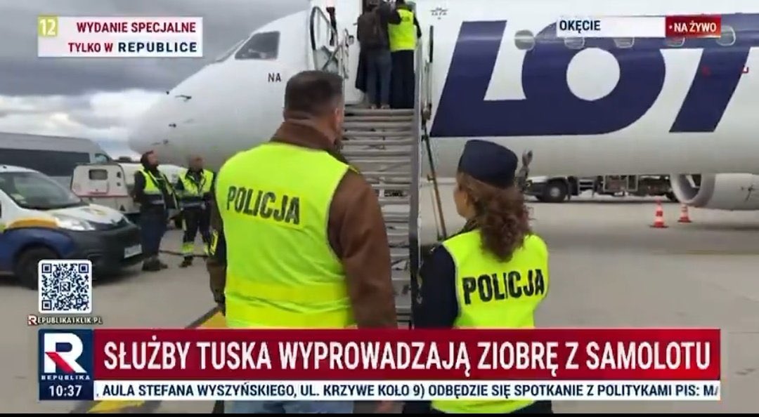 Policja zatrzymała Zbigniewa Ziobrę tuż po lądowaniu z Brukseli - eskortują go na komisję ds. Pegasusa? 
Vendetta Tuska. 

Aby przykryć nieudolność tego rządu, trwonienie KPO i potężny deficyt budżetowy rządzący organizują igrzyska. Oczywiście za nasze pieniądze.