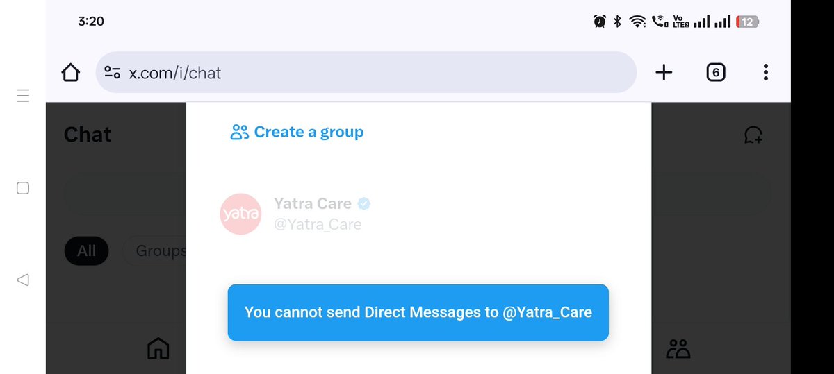 Sourav_Pd's tweet photo. @Yatra_Care This is unbelievable, you asked me to DM the details but I am not allowed to DM you. Please open and allow me to DM you https://t.co/XhPSsOX8G2