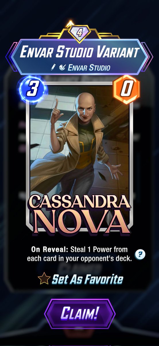 Rdty25's tweet photo. Aaand these variants plus one card that everyone plays. Mister Fantastic.  #MarvelSNAP https://t.co/gNdpgpwORY