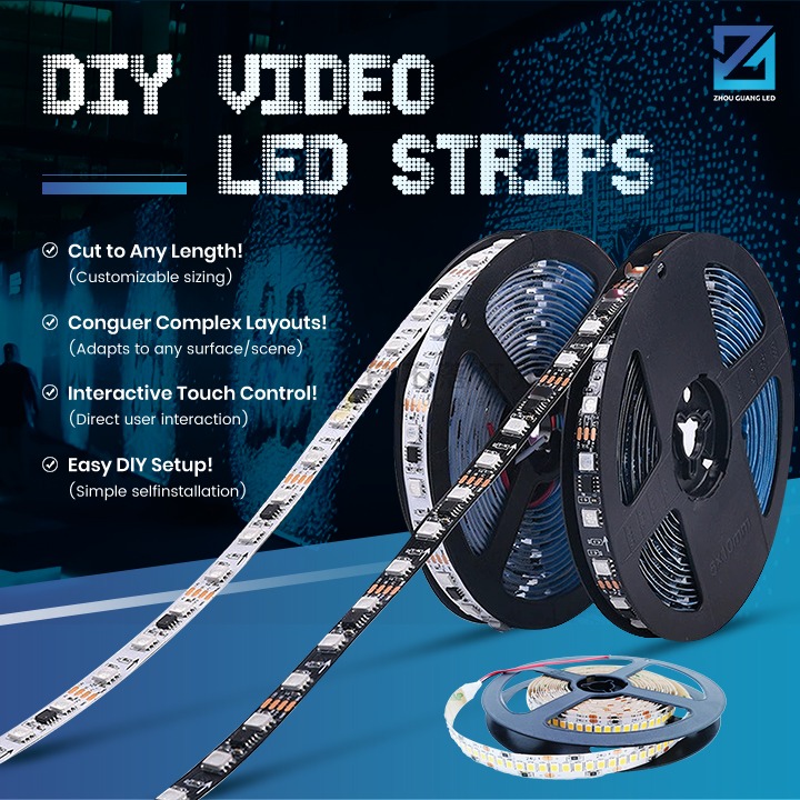 zhouguangz88262's tweet image. Transform walls into HD digital canvases! ✨ Zhouguang HyprLED DIY Video LED Strips are flexible, waterproof &amp;amp; app-controlled—perfect for DIY, displays &amp;amp; interactive setups. 📩 promotion@fayyou.com #zhouguang #hyprled