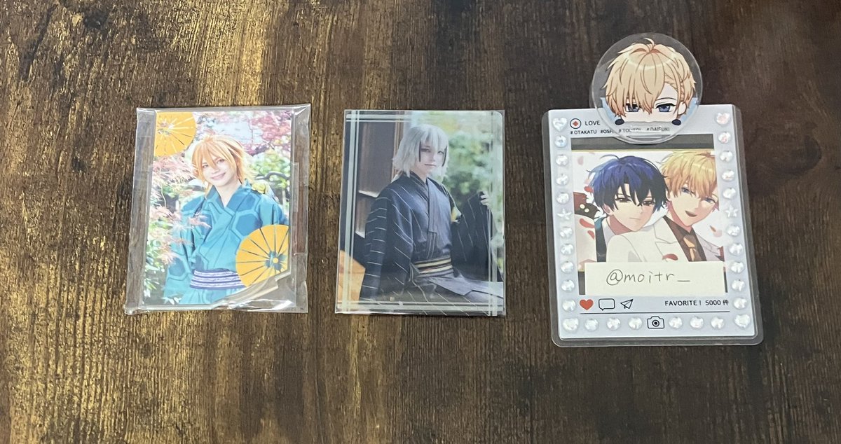 【交換・譲渡】刀ステ 舞台 刀剣乱舞 士伝 アクリルスタンド クリアカード

譲▶︎アクスタ 軽装(四角) 浦島
　　クリカ 軽装 石田

求▶︎同異種 小竜、過去弾 笹貫
　　定価(+送料)

固ツイほか都内手渡し or 郵送
よろしくお願いいたします◎