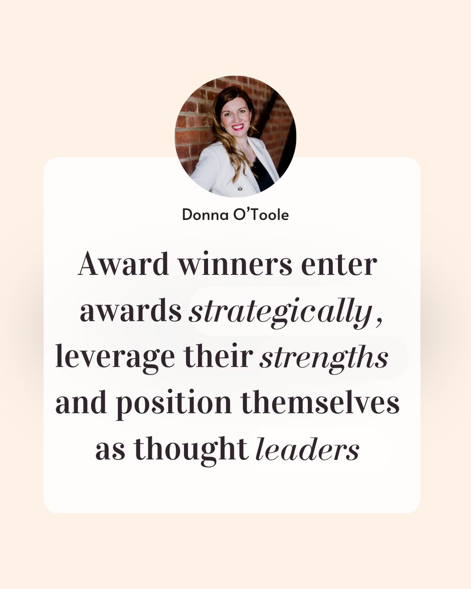 Winning businesses don’t enter awards on a whim they enter with purpose.

✨ Strategic entries
💡 Showcasing strengths
🚀 Positioning as leaders

Want to do the same? Join our free masterclass 👉 augustawards.com/awards-masterc…