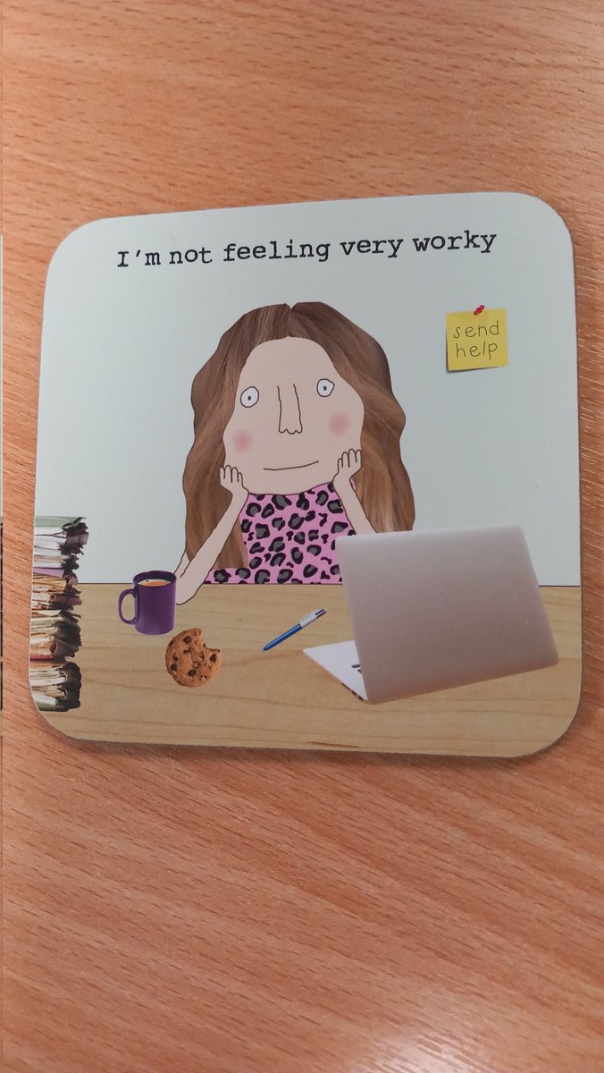My boss bought me a pressie...a sign that she knows me too well!😬🤦🏼‍♀️😆