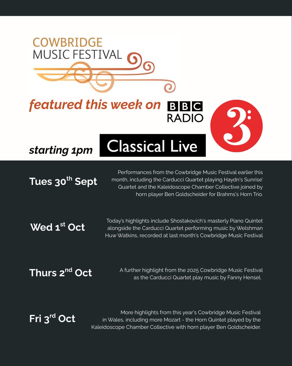 Cowbridge Music Fest | Gŵyl Gerdd y Bont-faen tweet media