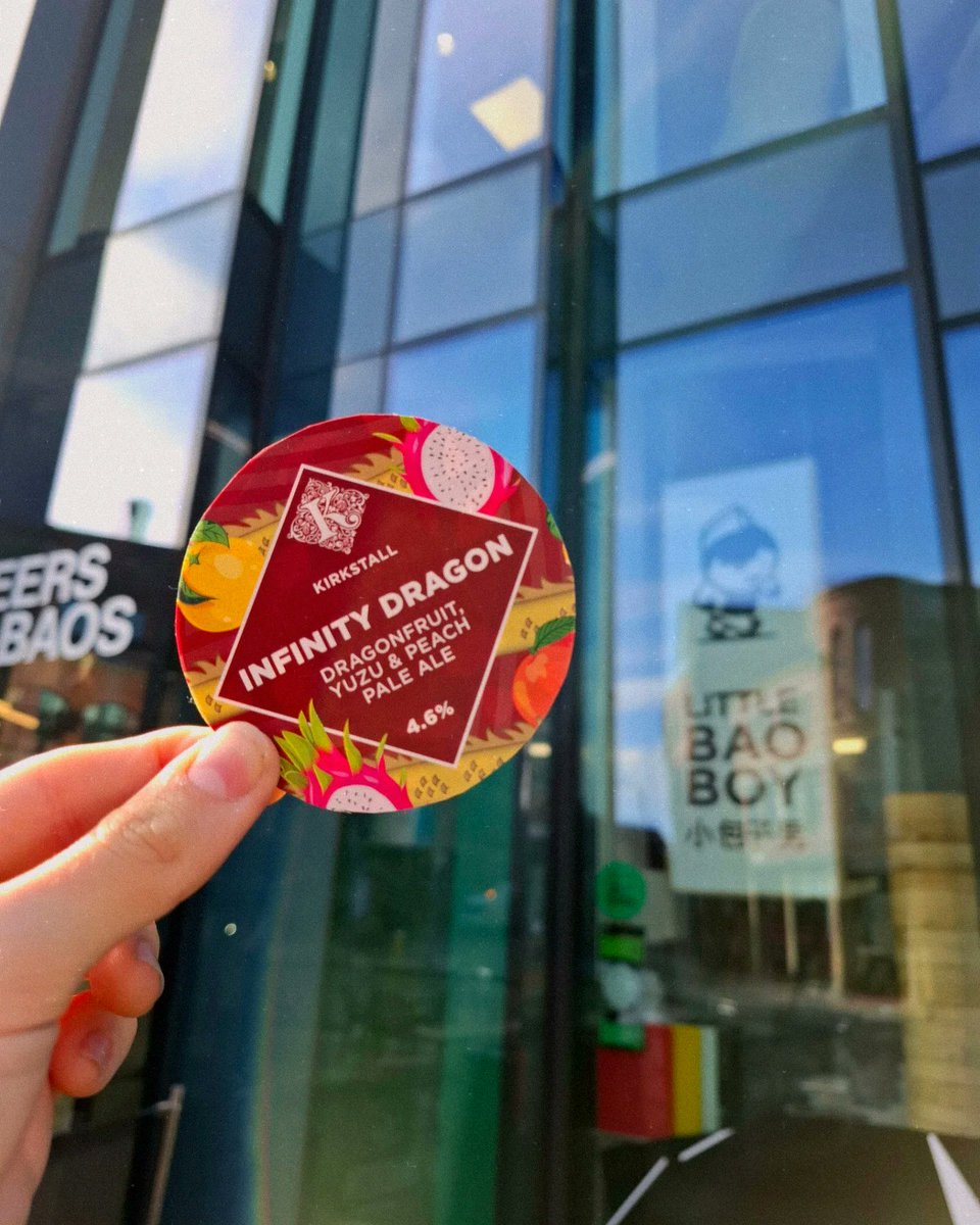 ❗️LITTLE BAO BEER❗️

The new <a href="/LittleBaoBoy/">Little Bao Boy</a> menu is here! Rice bowls, new baos &amp; homemade kimchi have landed 🍚🥟

To celebrate, they've teamed up with <a href="/kirkstallbrew/">Kirkstall Brewery</a> to create a unique dragonfruit, yuzu &amp; peach pale ale 🍑🐉

Get it cans or on tap 🍻