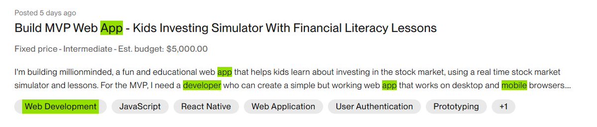 ⚠️Came across this $5k idea:

Gamifying financial education with real market data + literacy lessons.

Making learning fun, not addictive.

There's a difference between engagement and exploitation.