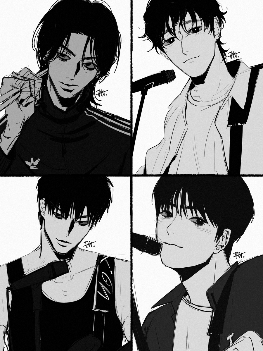 xxx_0_x_'s tweet photo. 탄(@throwwwwitback) 님과 4:4 대립 밴드물 하게됐습니다... https://t.co/CLxCJk1krR