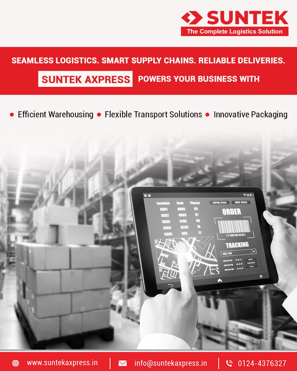 Suntek_Axpress's tweet image. Seamless logistics. Smart supply chains. Reliable deliveries. Suntek Axpress powers your business with solutions designed for speed, safety, and efficiency. #suntekaxpress #logisticsolutions