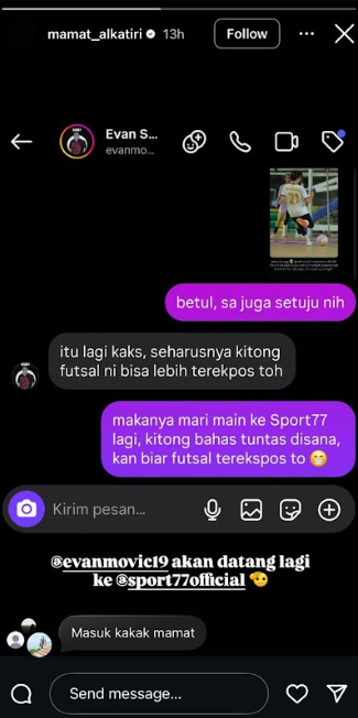 womensfootie_id's tweet photo. Futsal itu prestasinya tinggi, tapi belum dapat exposure sebesar Sepak Bola. Padahal dari sisi seru, intens, dan kualitas, futsal nggak kalah. Gimana menurut kalian, futsal pantes dapet apresiasi dan exposure yang lebih besar nggak? https://t.co/wcvO5me1cQ