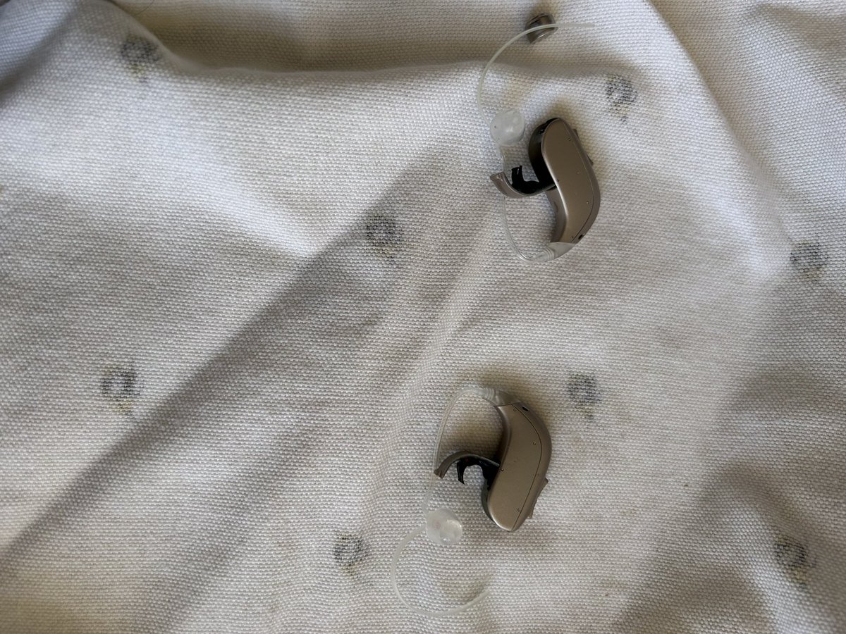 Discovered hearing aids don’t really enjoy a 30 degree wash! 🙄