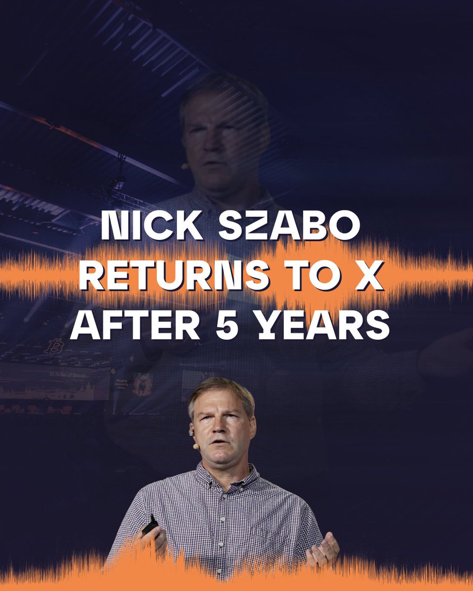 Nick Szabo is back on X after nearly 5 years of silence — rejoining the  debate around Bitcoin Core v30 and OP_RETURN.