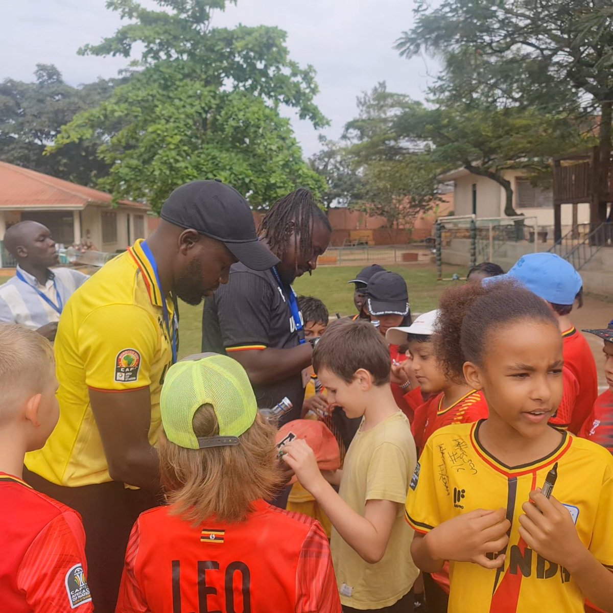 SavioKabugo's tweet image. It&apos;s always great when we meet up for the same cause my senior and captain @Hassan_Wasswa16 🇺🇬⚽️