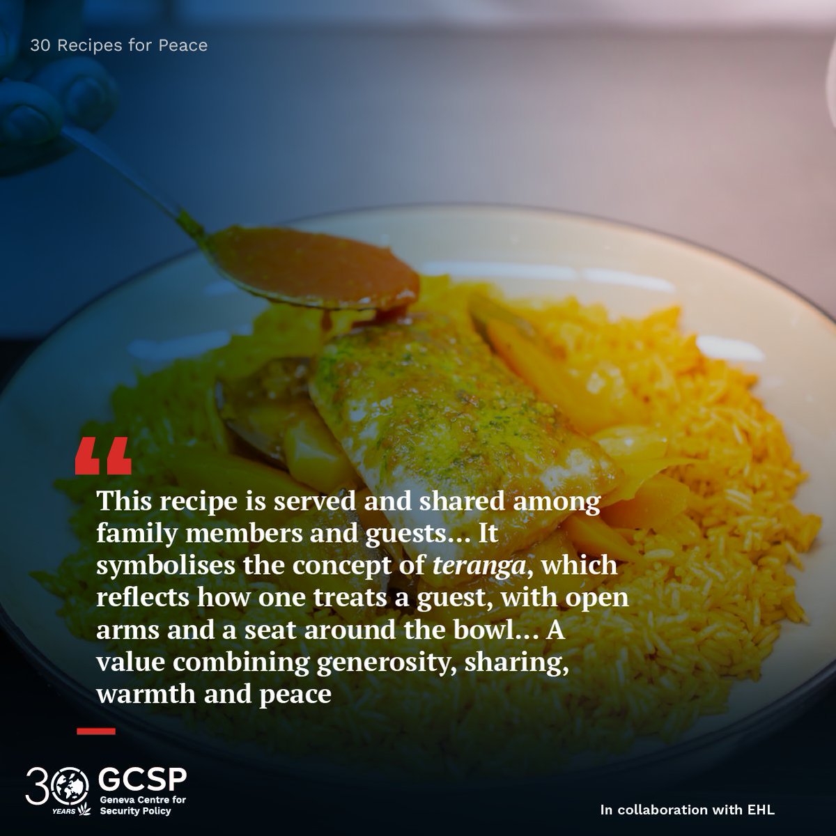 TheGCSP's tweet image. 🕊️ 30 Recipes for Peace is a metaphor for a shared table, a place where diverse voices come together, differences are not walls but ingredients that enrich conversation.

📖 Order now: bit.ly/4lV3aC9

#30RecipesForPeace #GCSP30