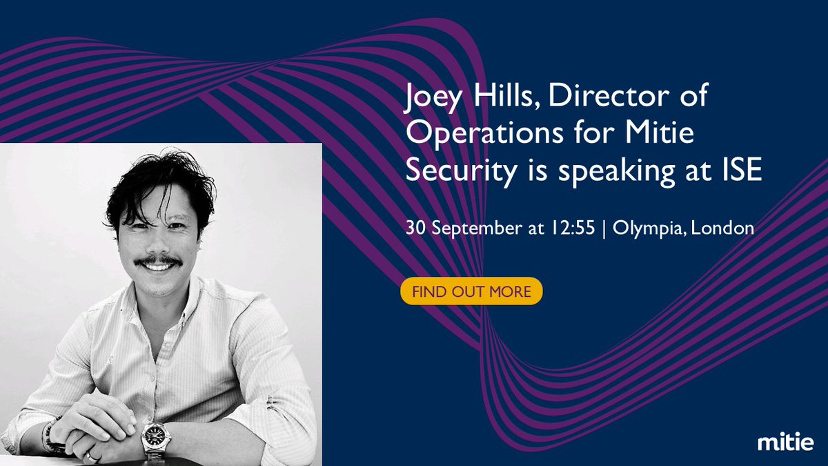 mitie's tweet image. Don't miss the chance to hear from Joey Hills, Director of Operations for Mitie Security at the @ISE_Expo at the Global Counter Terror and  Security Summit on 30 September at 12:55 at Olympia, London.

Find out more &amp;gt; hubs.ly/Q03KL2t30
 
#ISE2025 | @MitieSecurity