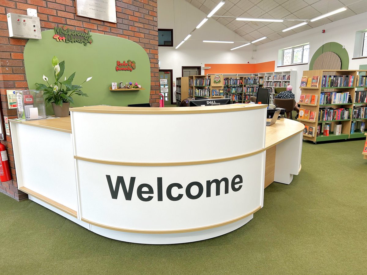 fg_library's tweet image. 🌿 Exciting news! Mexborough Library is transformed into a modern space 

with: 
✅ 10,000 books 
✅ Curved reception 
✅ Tech zones &amp;amp; PCs 
✅ Cosy seating 
✅ Flexible meeting room 

📖 Read more:

 #FGLibrary #LibraryDesign #CommunitySpaces #CaseStudy #LibraryTransformation