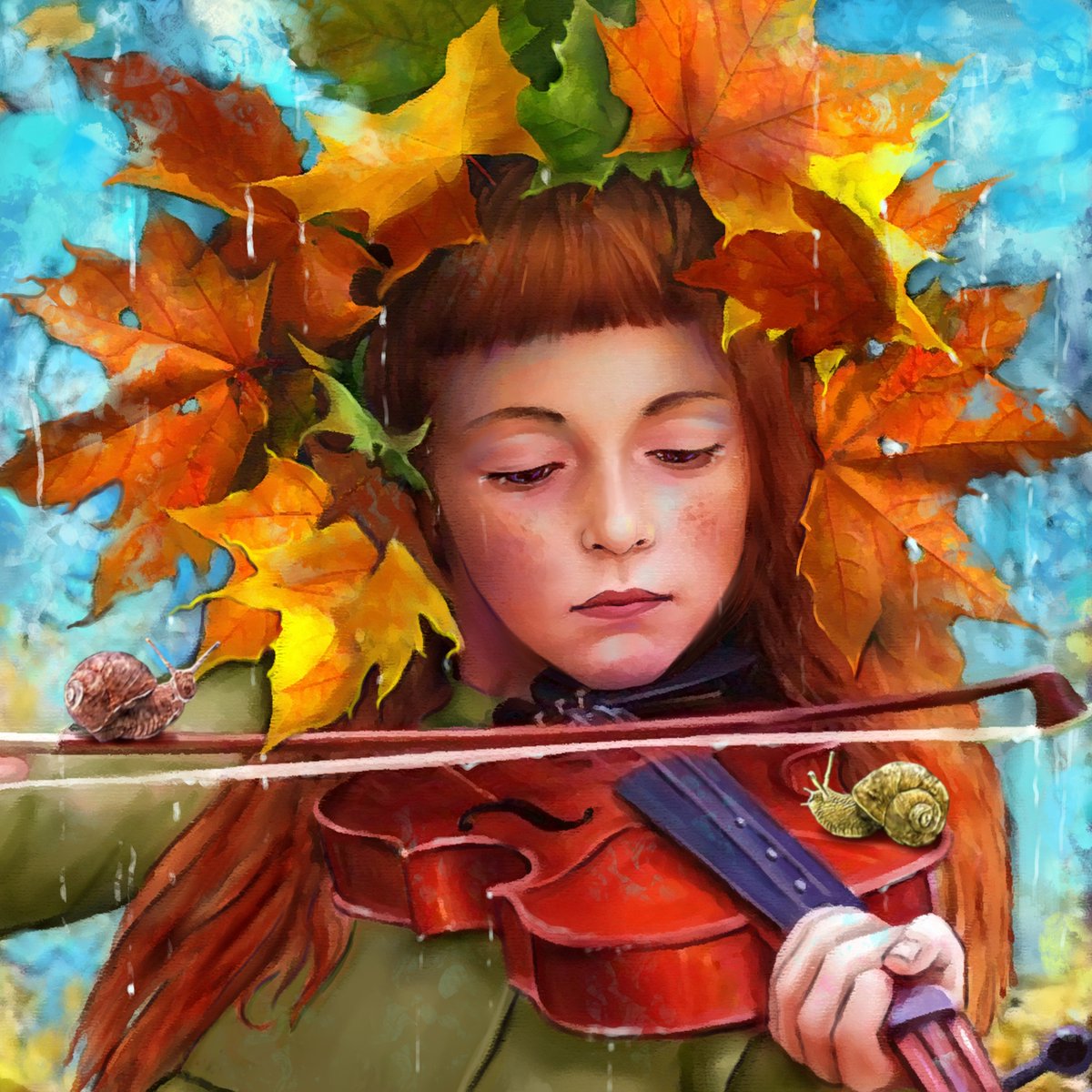 #NFTs #nftart #Ethereum #Ukraine #NFTCommunitys #victory #noaiart
Drops on the face - is it just rain or tears... The rain cleansed the soul and it turned into a ringing stream and flew away like a light cloud into the unknown worlds...
Rain🎻🌨️
opensea.io/item/ethereum/…