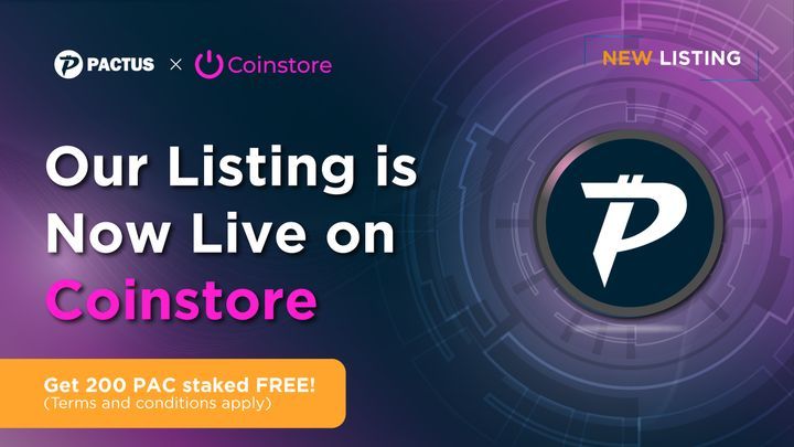 PactusChain's tweet image. ⏰$PAC is Live on Coinstore 

In celebration of the successful launch of $PAC on Coinstore, we’ve rewarded our new validators with a special promotion! Now it’s your turn!

💠 Buy 1,000 PAC on Coinstore
💠 Start a new validator node
💠 Get 200 PAC staked FREE to your validator 🎁…