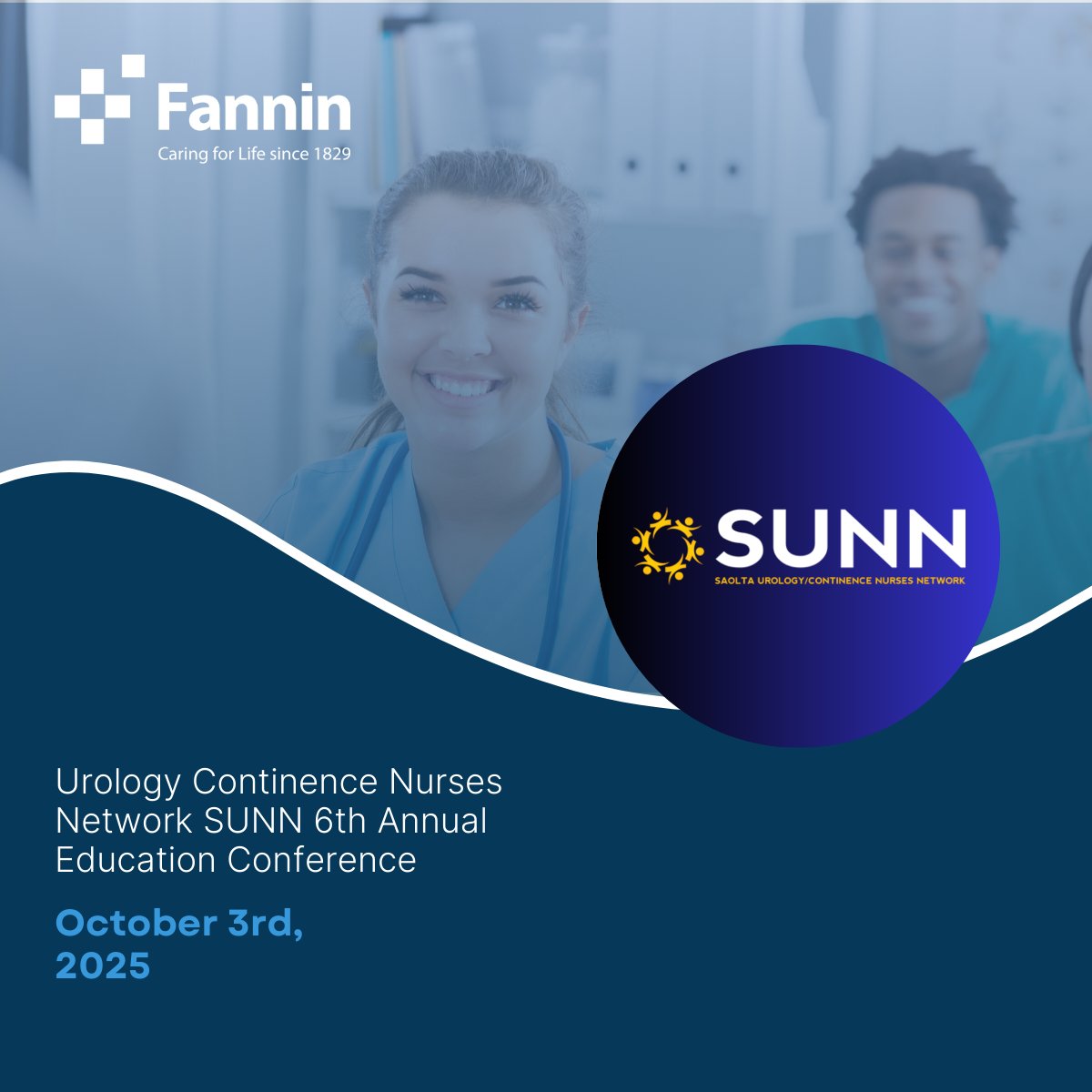 FanninL's tweet photo. Fannin are delighted to be attending the SUNN 6th Annual Education Conference on Oct 3, 2025. A great opportunity to connect with healthcare professionals and share insights in urology &amp; continence care.

#SUNN2025 #UrologyCare #ContinenceCare #HealthcareEducation https://t.co/KpwEvFQPJY
