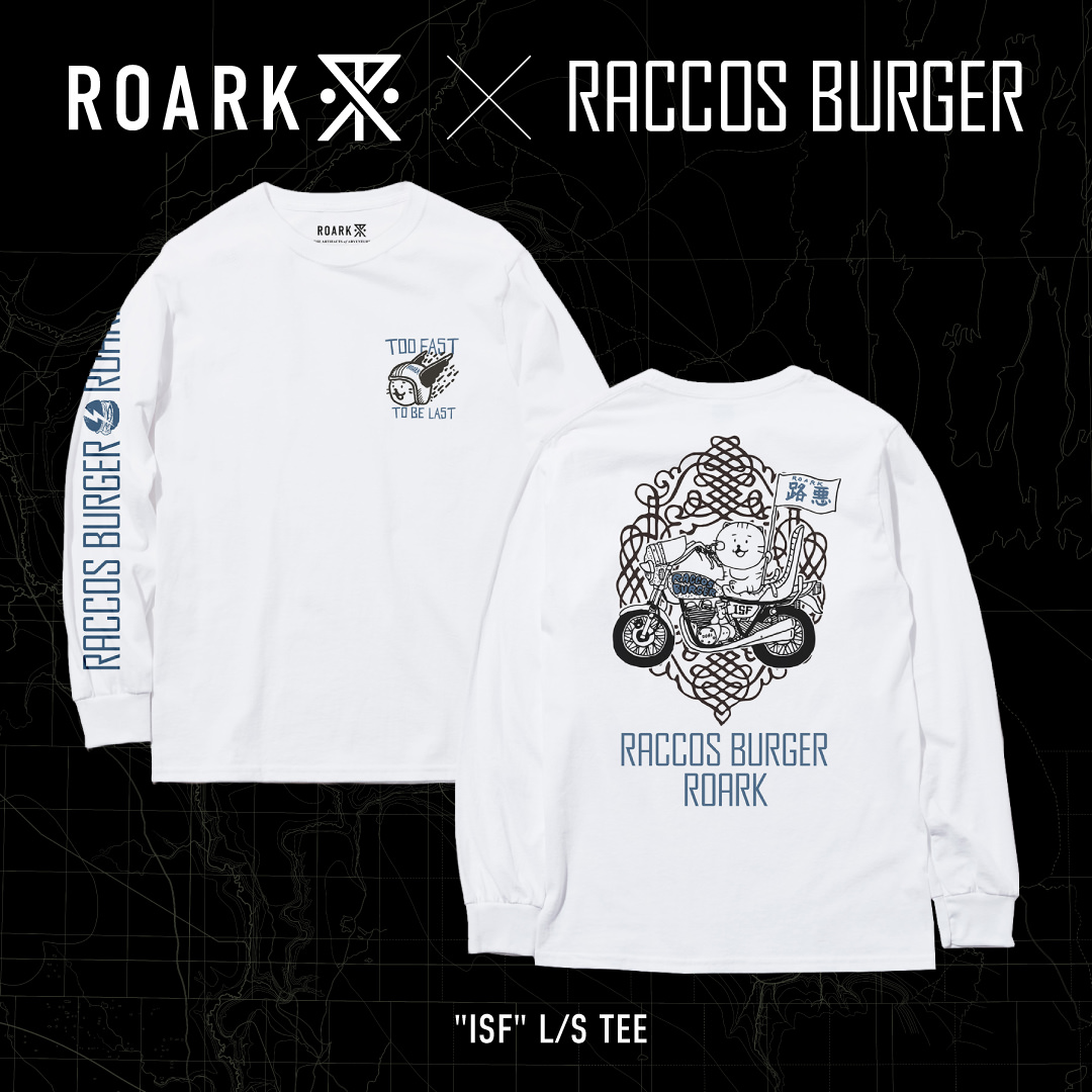 RoarkJapan's tweet photo. ROARK × RACCOS BURGER COLLABORATION ITEM
●”ISF” L/S TEE ¥5,000 - M/L/XL https://t.co/GAgtb4Xi6O