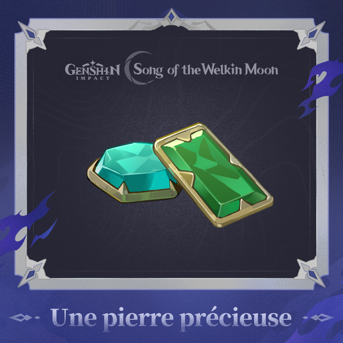genshinimpactfr's tweet photo. Événement disponible : Cadeau de Flins

Participez pour tenter d'obtenir une figurine plate de Flins et des primo-gemmes !

👇 Cliquez sur les options ci-dessous et publiez un post pour valider votre participation !

Détails : https://t.co/SR3vricC4O

#GenshinImpact #FlinssGift
